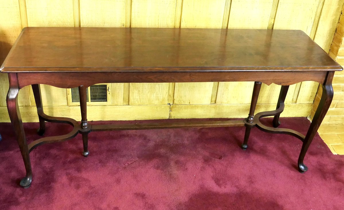 Walnut Finish Sofa Table