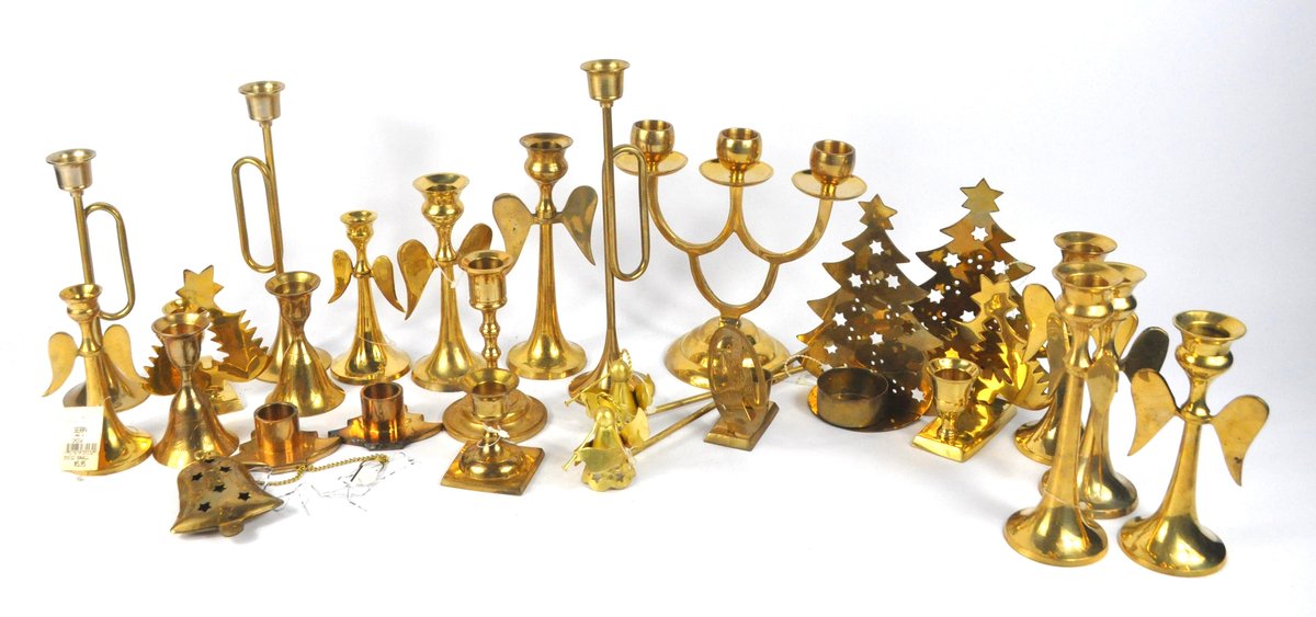 Collection of Brass Items