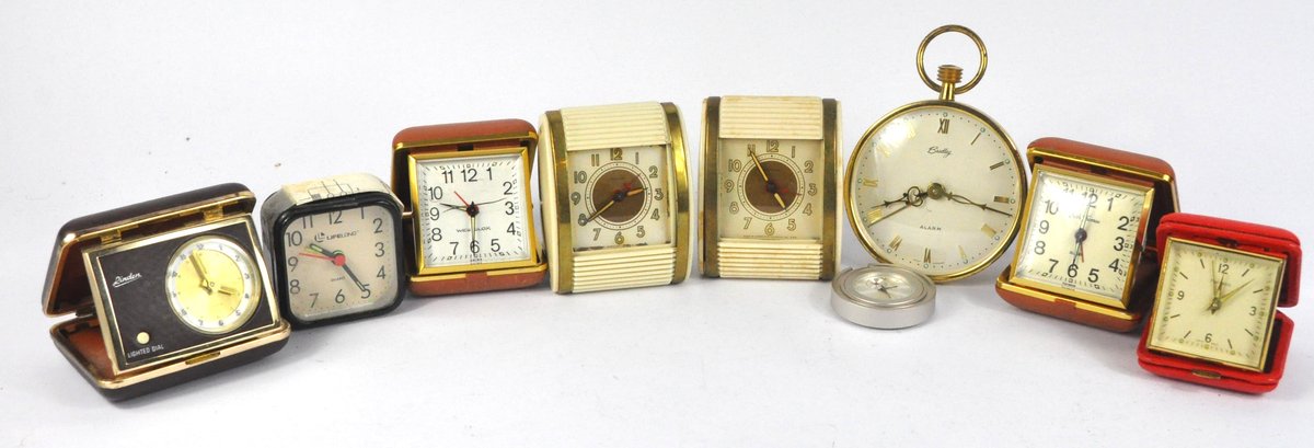 Nine Travel Alarm Clocks