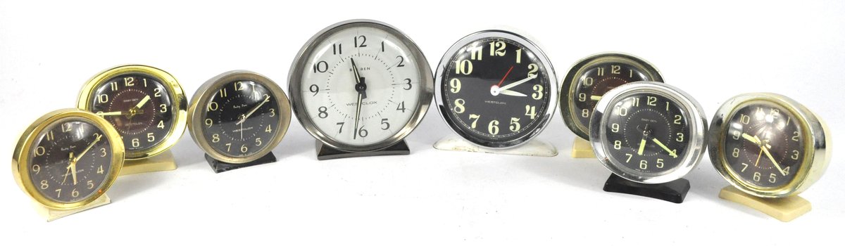 Assortment of Westclox Alarm Clocks