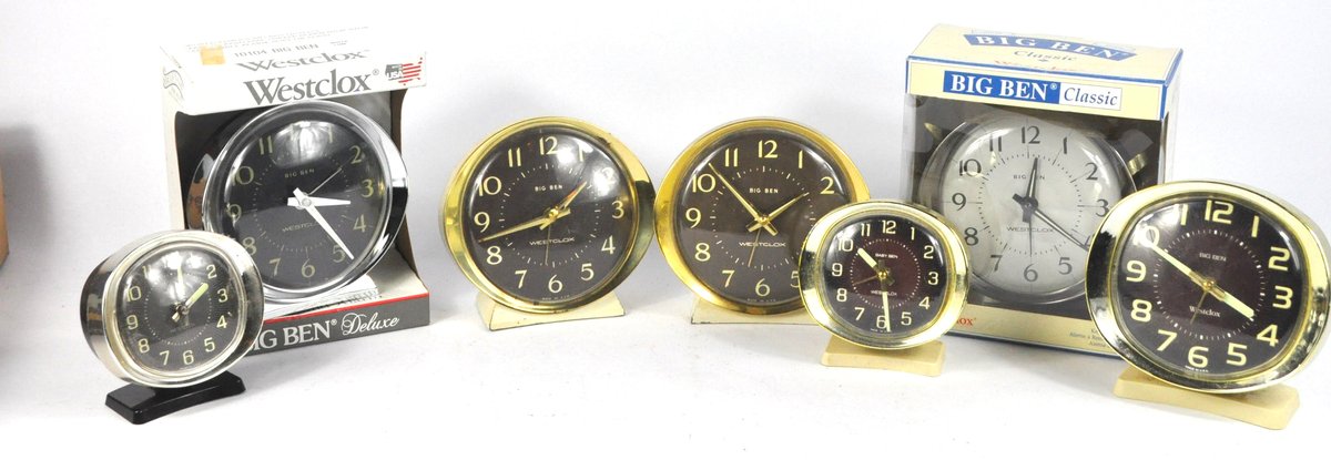 Collection of Big Ben and Baby Ben Clocks