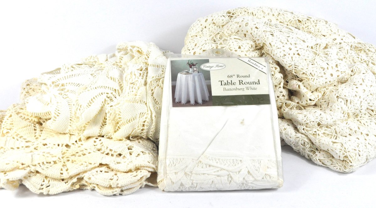 Lace Tablecloths and Runner