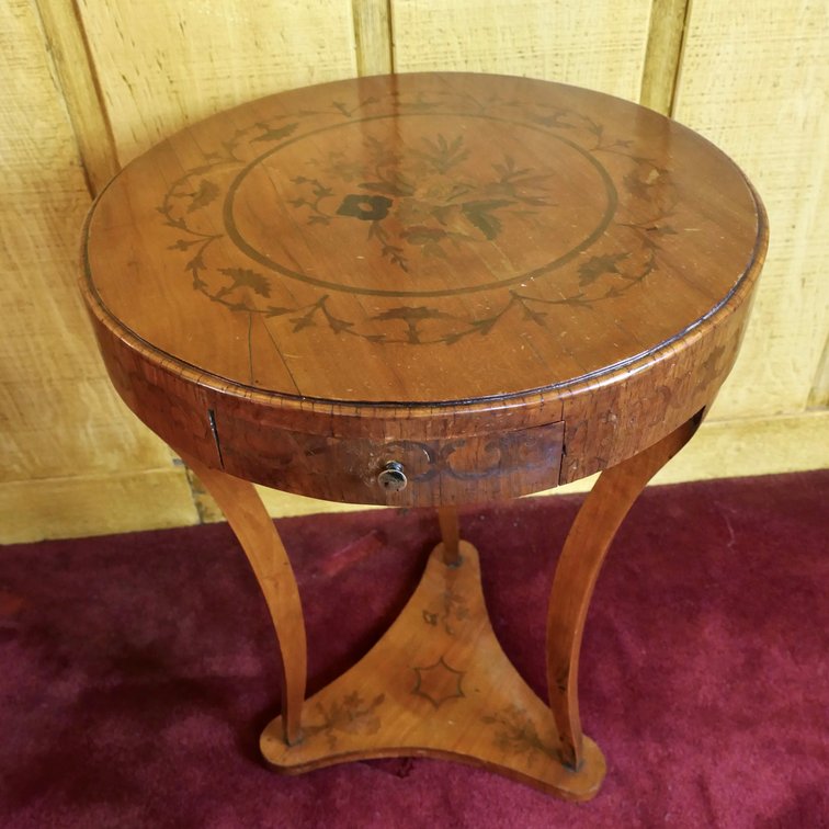 Antique Marquetry Side Table