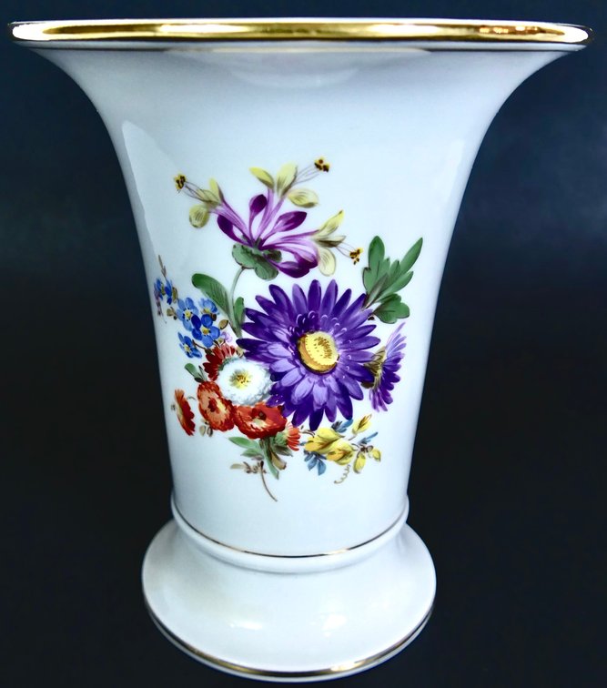 Antique Meissen Porcelain Vase
