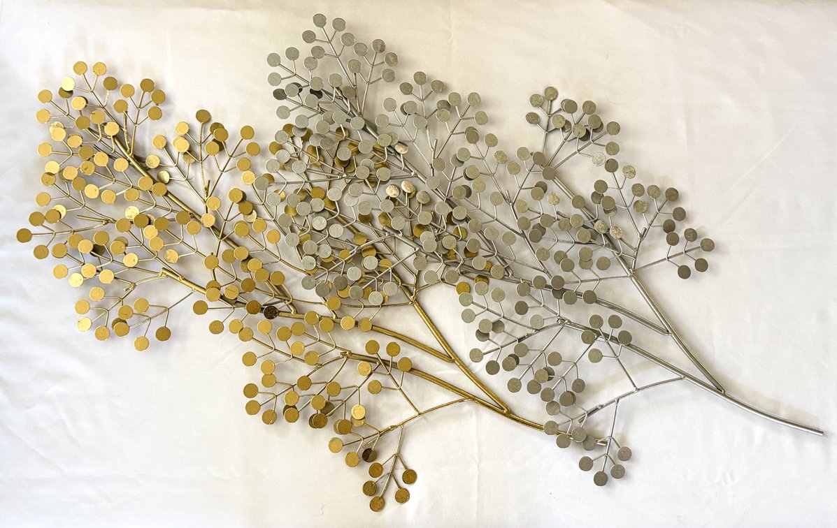 Two Metal Tree Wall Art