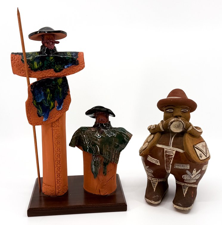 Two Terracotta Figures