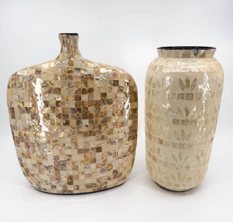 Two Mosaic Style Vessels
