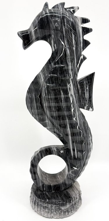 Grey Stone Seahorse