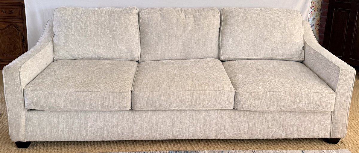 Cream Transitional Sofa