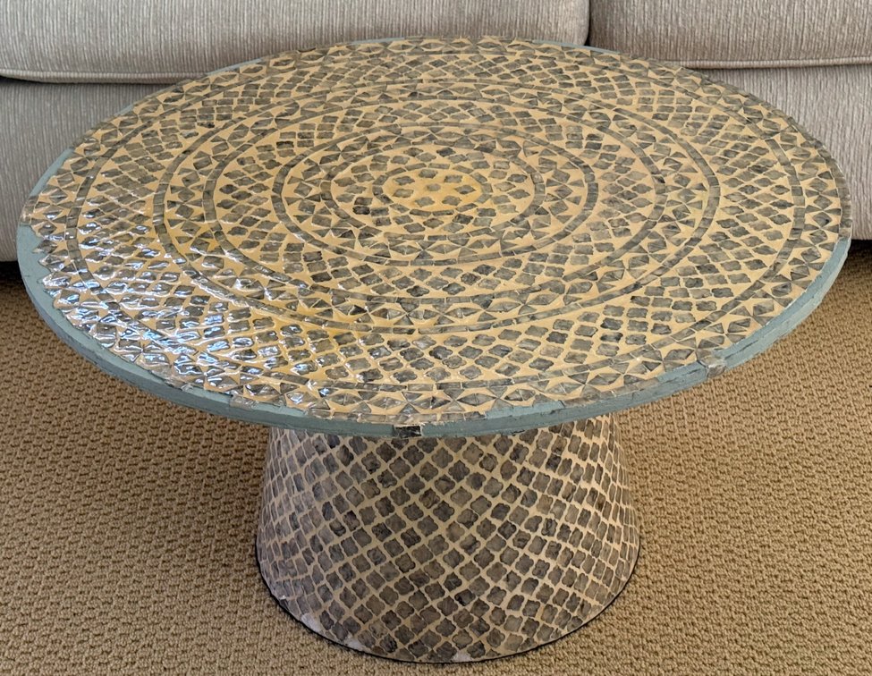Capiz Coffee Table