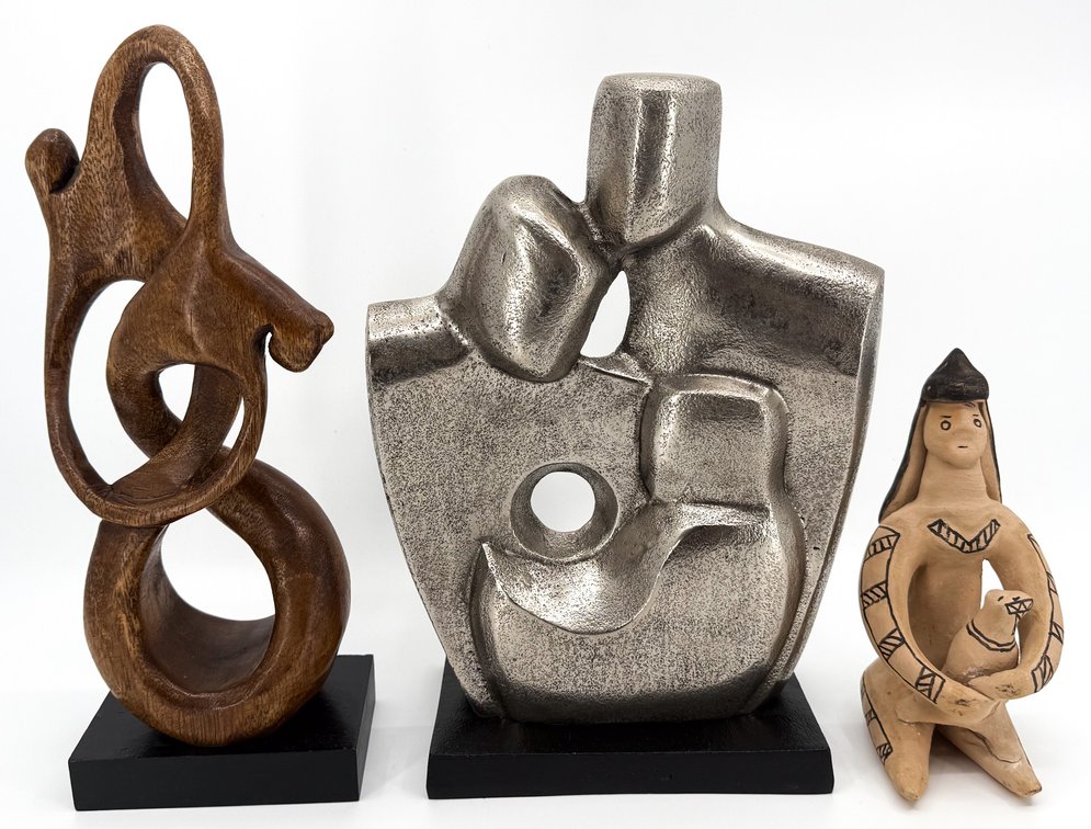 Three Family Statues