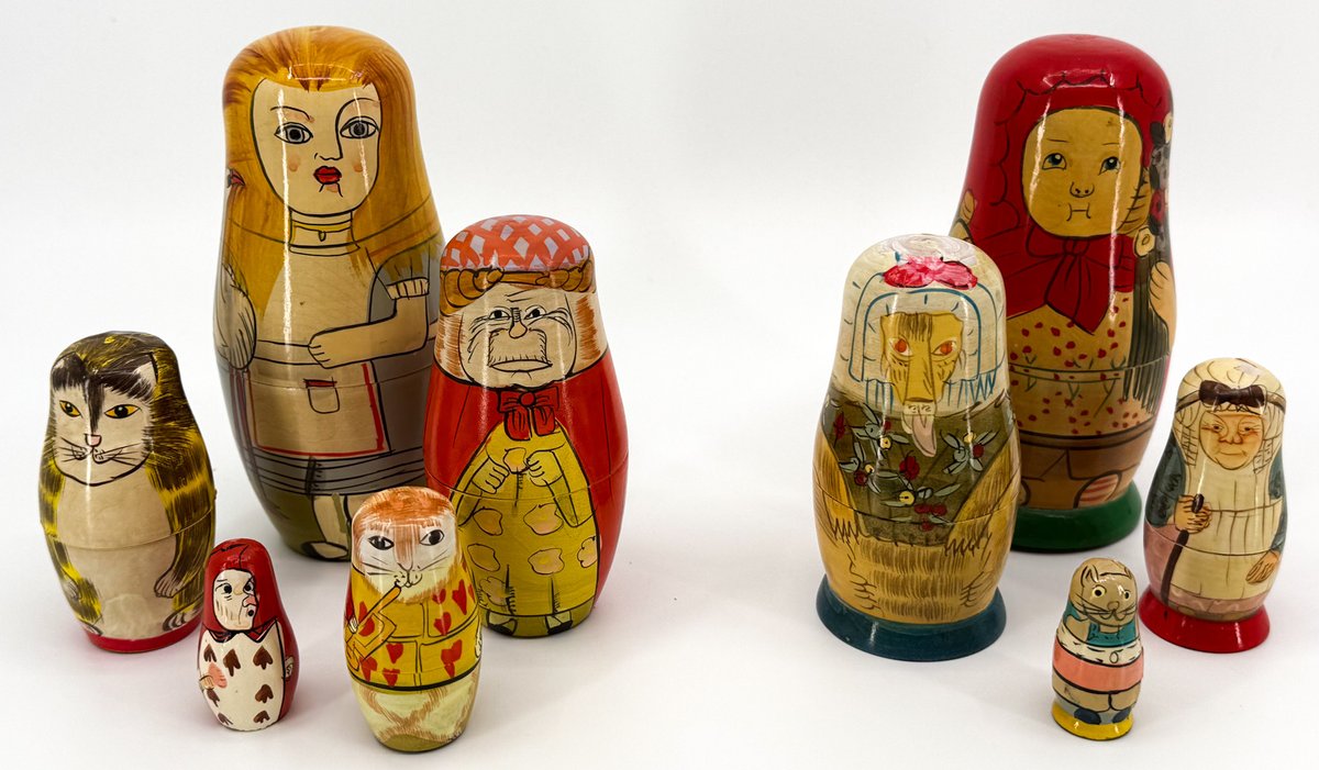 Two Fairy Tale Nesting Dolls