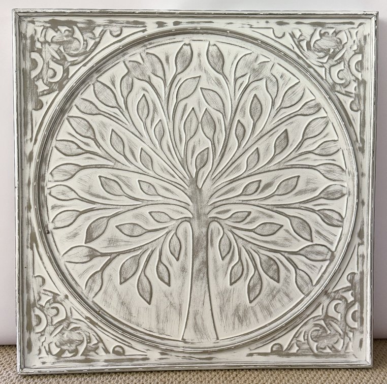 Metal Embossed Tree Artwork