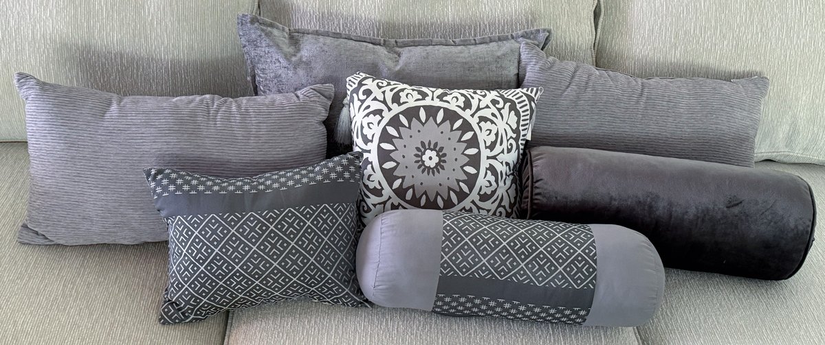 Selection of Seven Throw Pillows