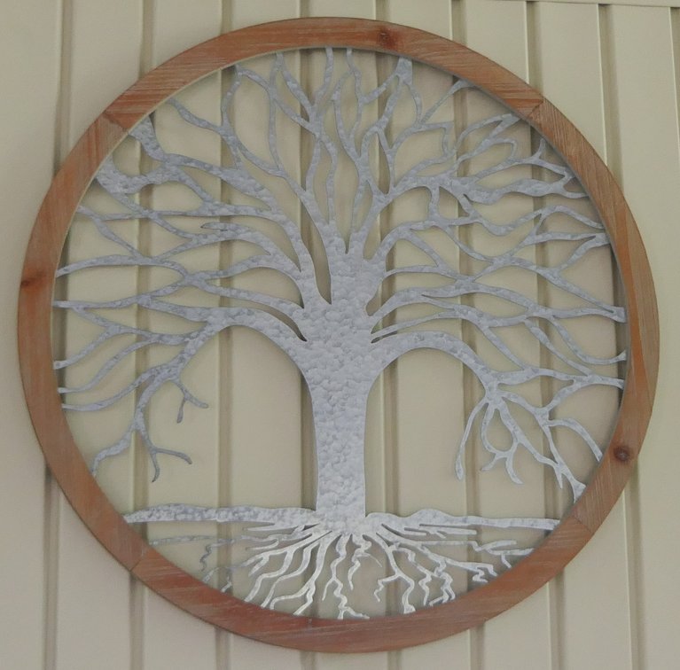 Framed Metal Tree