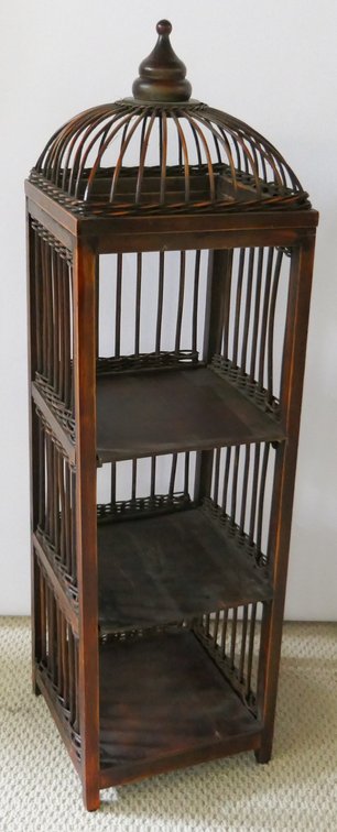 Bird Cage Style Display Cabinet