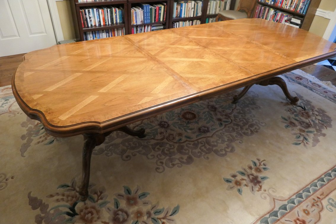 Thomasville Double Pedestal Dining Table