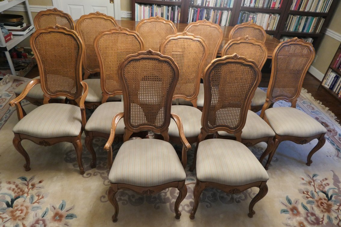 Twelve Thomasville Dining Chairs