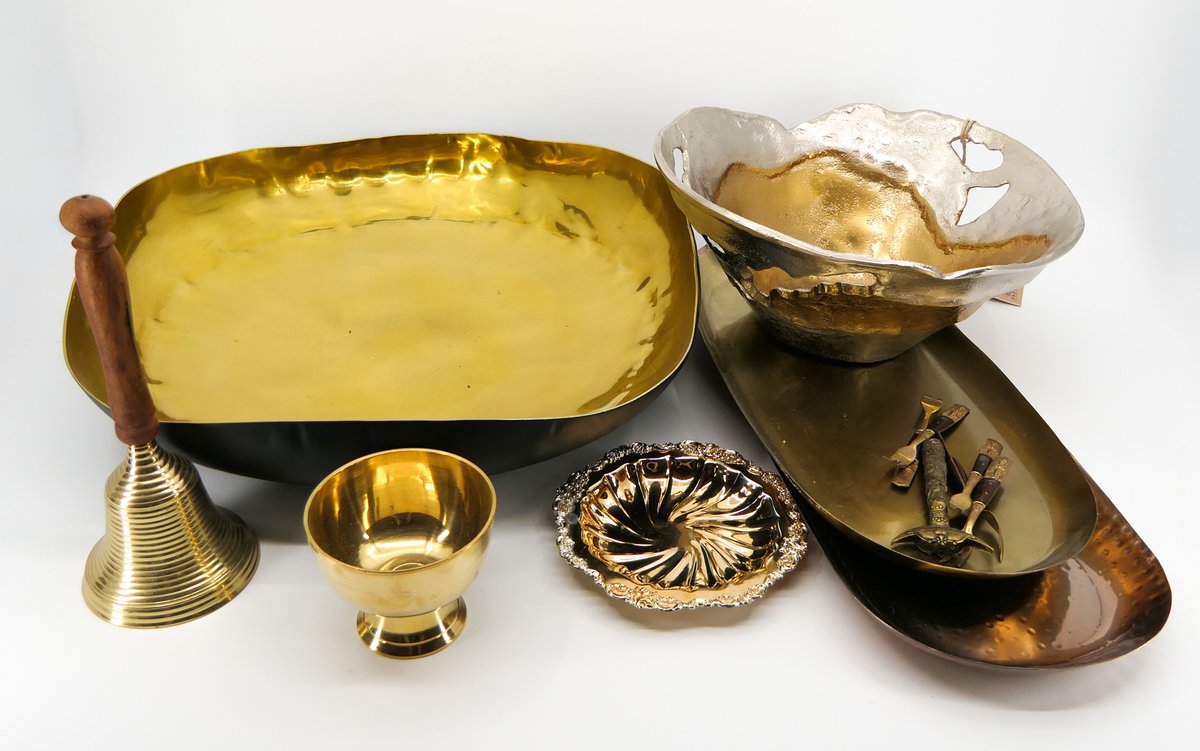 Metallic Gold Tone Home Accents