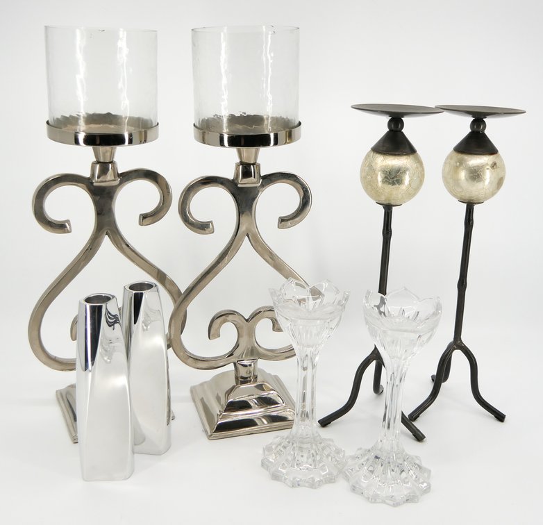 Four Pairs of Candlesticks