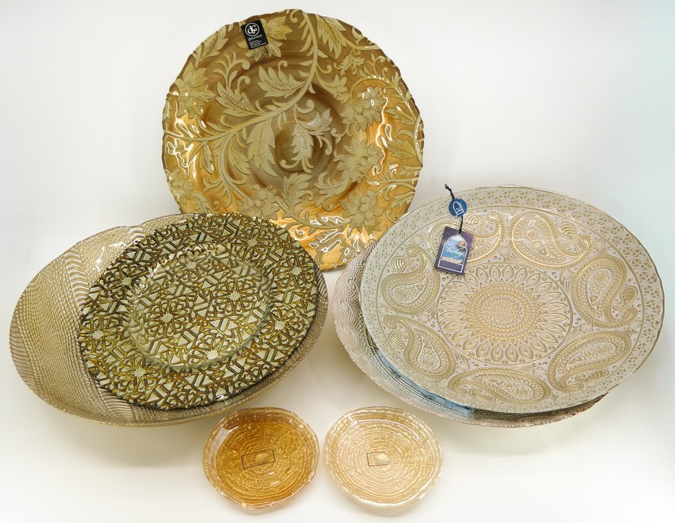Gold and Glass Bowls