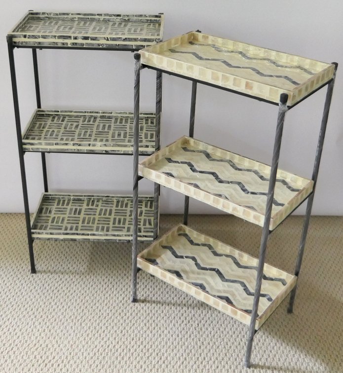Two Mosaic Style Accent tables