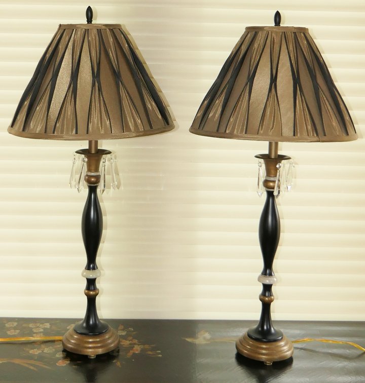 Pair of Banquet Lamps