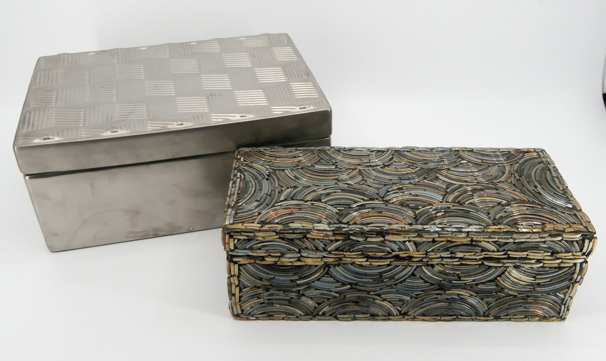 Two Decorative Metal Boxes