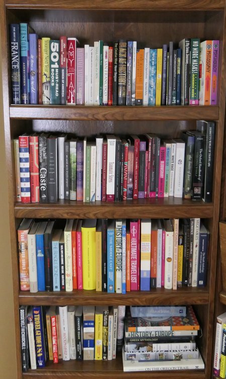 Four Shelves of Books