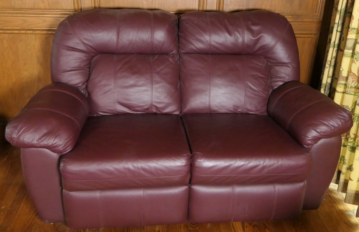 Double Vinyl Recliner