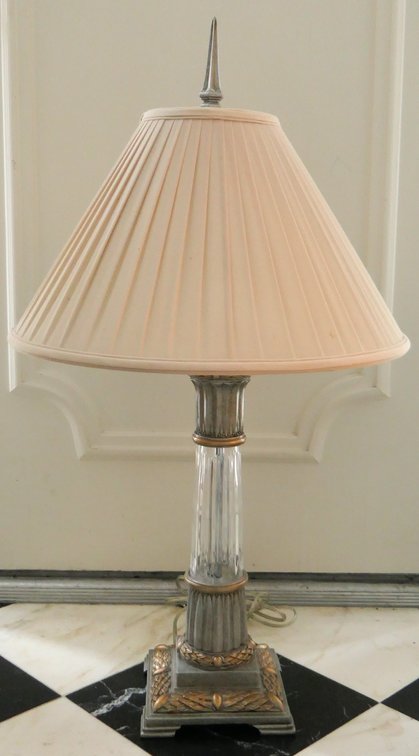 Glass Insert Table lamp