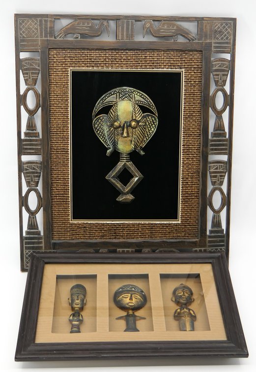 Two Kota Guardian Art Pieces