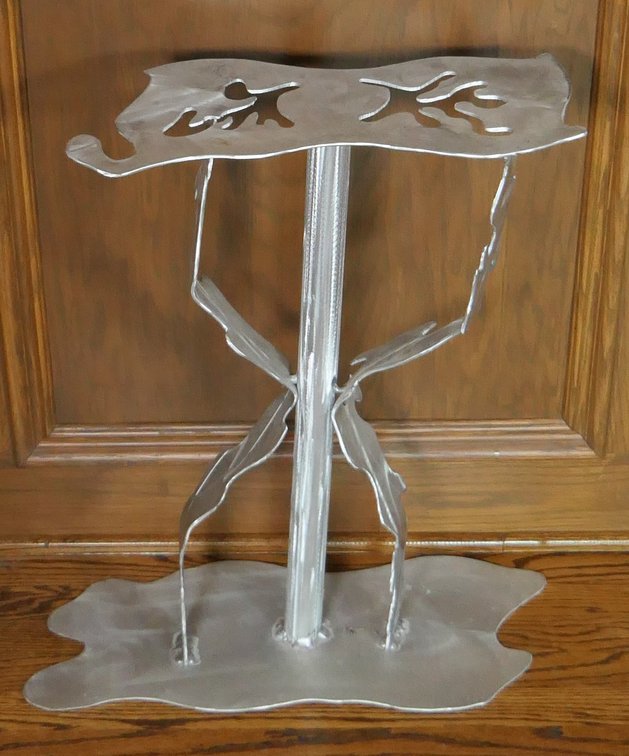 Contemporary Metal End Table Base
