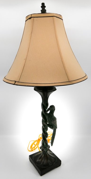 Table Lamp with Figural Bird