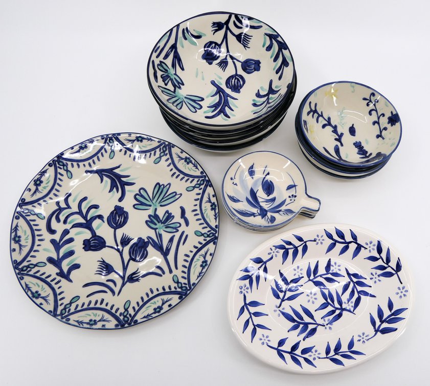 Blue and Aqua China