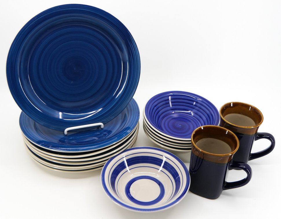 Royal Norfolk Dishware in Blues