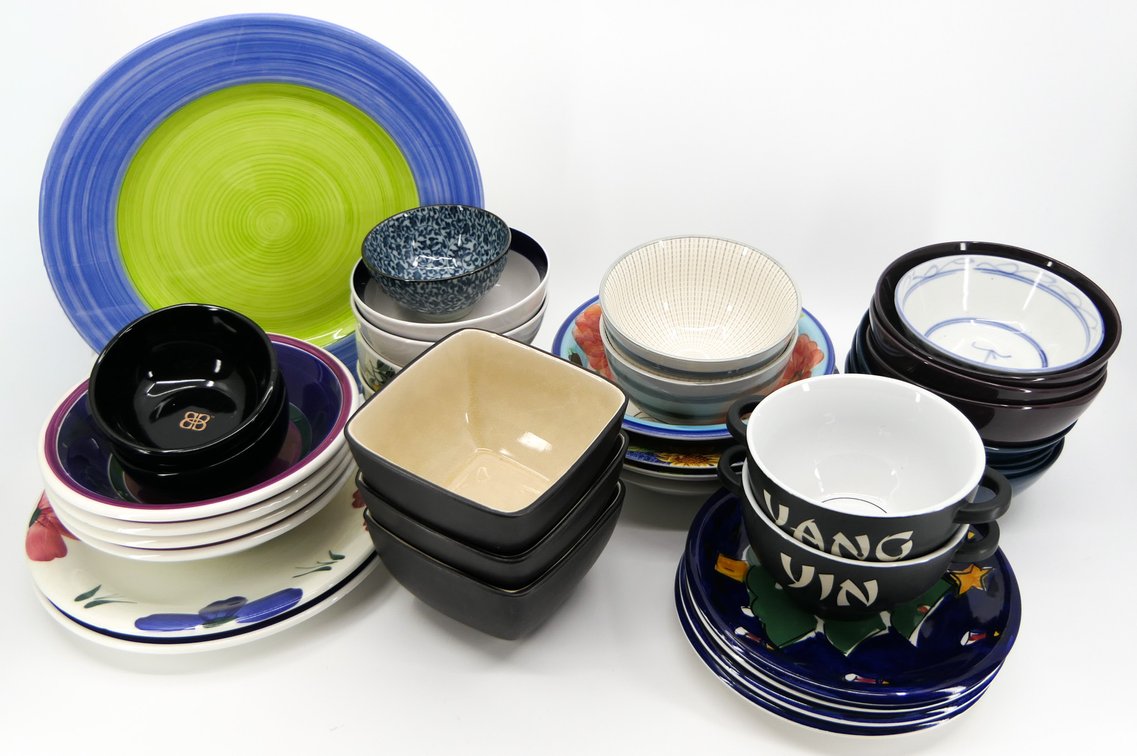 Two Boxes of Assorted Dishware