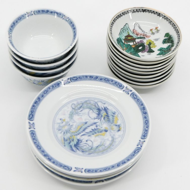 Asian Tea Bowls and Shallow Bowls