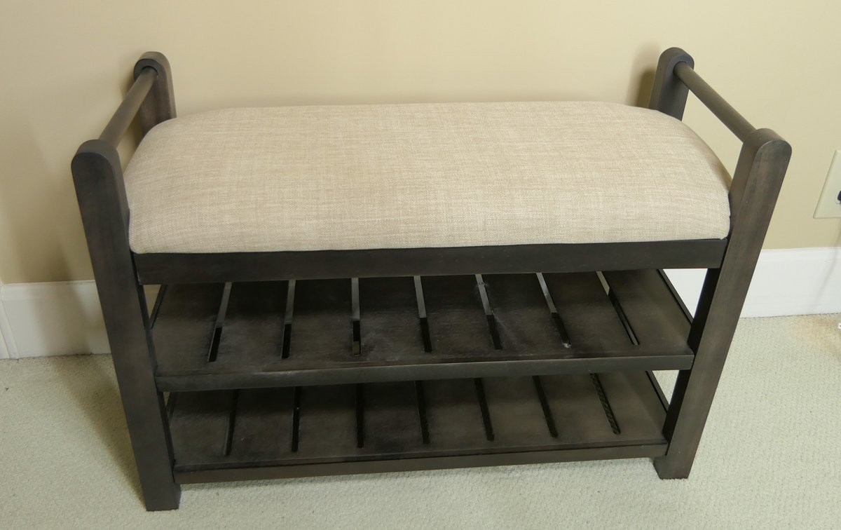 Upholstered Shoe Bench