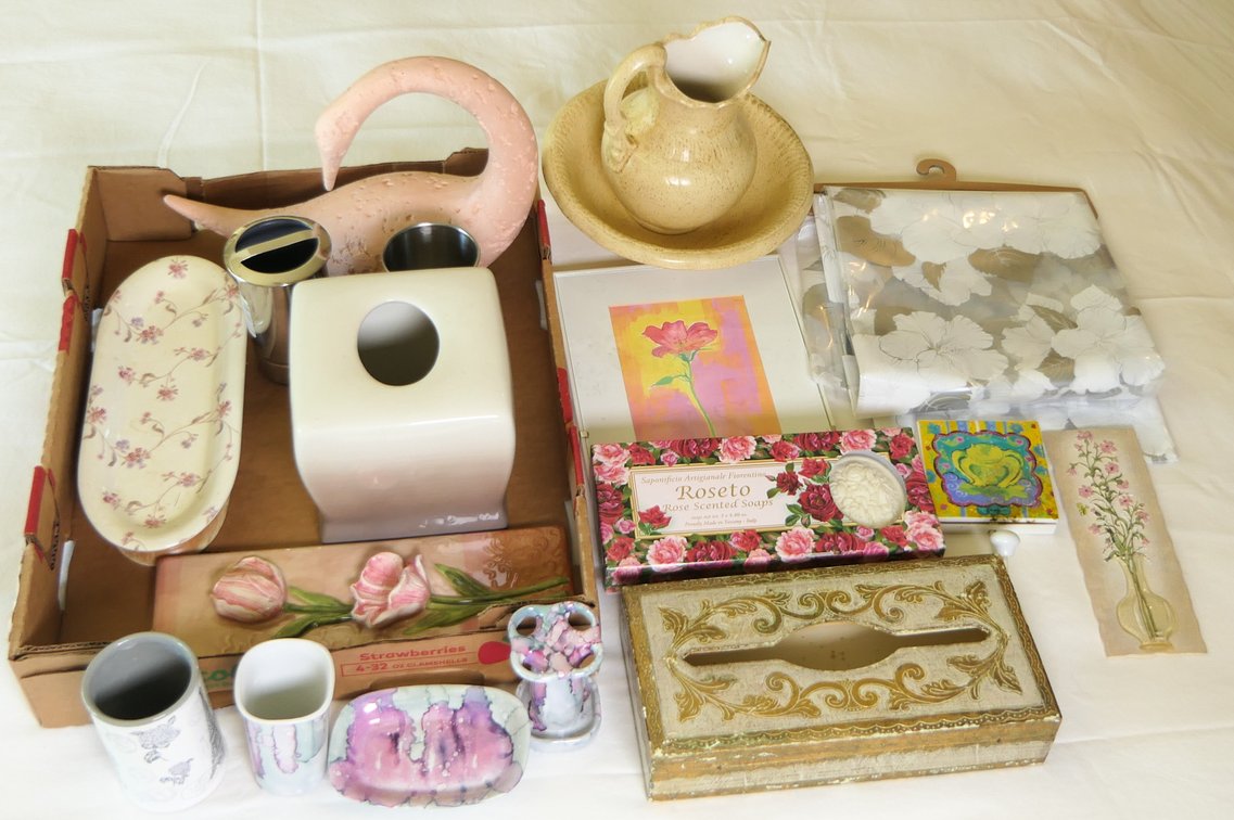 Two Boxes of Vanity Items