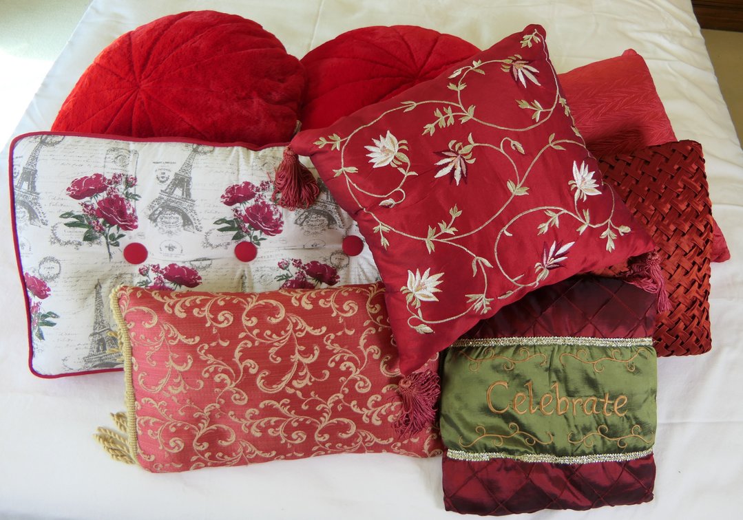 Red Accent Pillows
