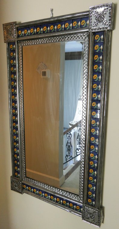 Tile Accented Mirror