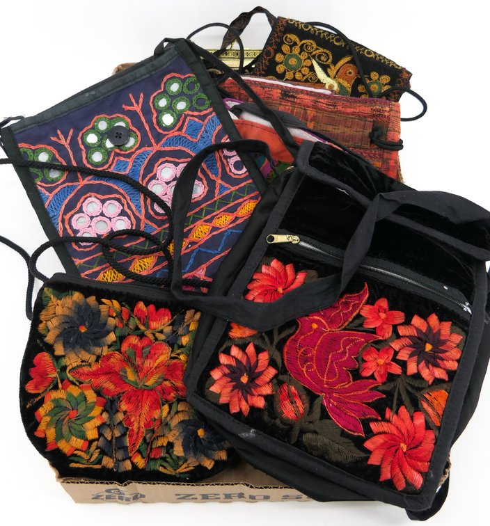 Thread Embellished Bags