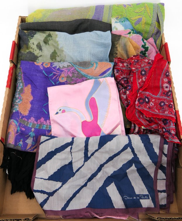 Silk and Wool Scarves