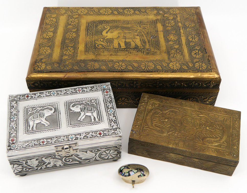 Four Decorative Boxes