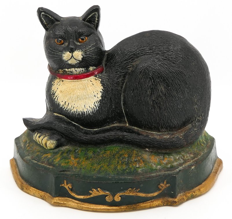 Cast Iron Cat Doorstop