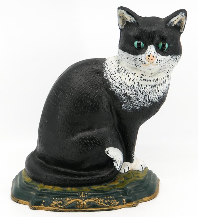Cat Cast Iron Door Stop