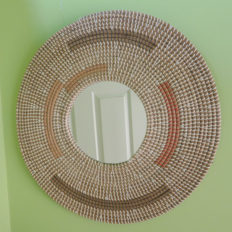 Woven Round Wall Mirror