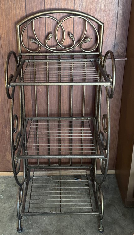 Metal Collapsible Baker's Rack
