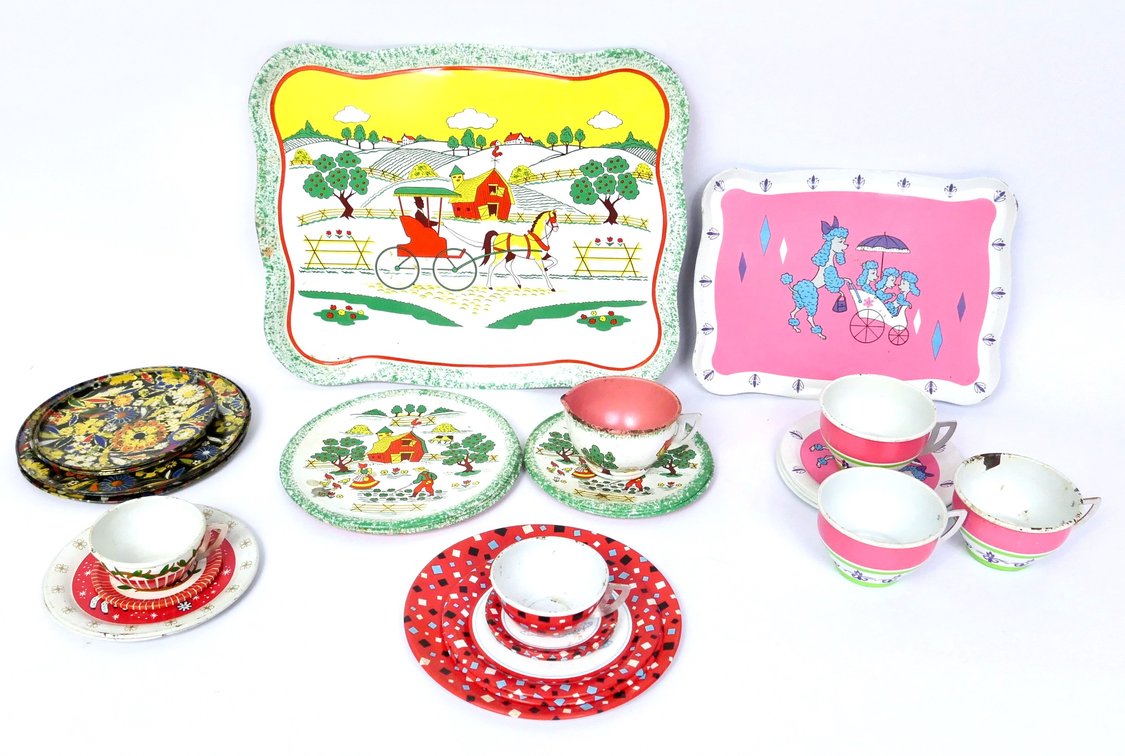 Ohio Art Tin Litho Children's Playsets